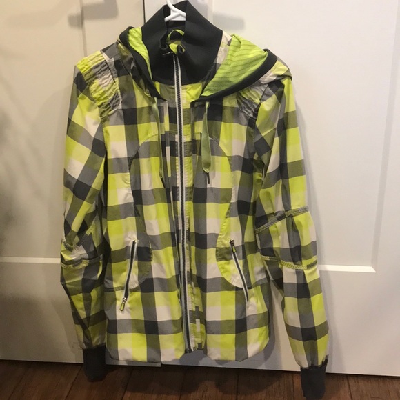 Yellow and grey Lululemon track and field jacket - Picture 1 of 6